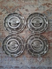 1956-1962 Chevy Corvette C1 Wheel Covers Hubcaps Spinner Set Vintage OEM Rare picture