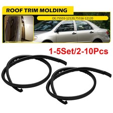 1-5Set For 2003-2008 Toyota Corolla Black Outer Roof Top Trim Molding 7555612120 picture