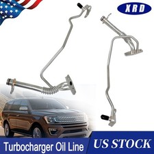 NEW Lower Turbocharger Oil Line Left & Right For Ford F-150 Expedition Transit picture