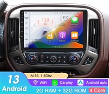 Car GPS Carplay Stereo Radio For 2014-2018 Chevrolet Silverado GMC Sierra Wifi picture