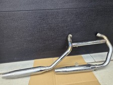 VTG Used Harley Davidson OEM Exhaust Pipes # 65568-86A & 65569-86A, Sportster XL picture
