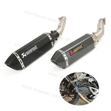 For Honda CB300R 2018-2025 Exhaust Muffler Mid Link Pipe Slip On CB250R CBR300R picture