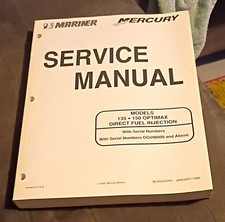 Mercury Marine 98 99 Models 135 150 Optimax DFI Service Manual 90-855347R1 1999 picture
