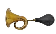 FOR Vintage Antique Trumpet Brass Taxi Horn Rubber Bulb Bugle Car Bike Nautical picture
