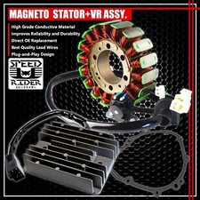 FOR 99-07 HAYABUSA GSX-1300 MAGNETO COIL STATOR+VOLTAGE RECTIFIER ASSY+GASKET picture