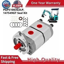 High Pressure Double Oil Pump PGP51083G3LP Hydraulic Gear Pump/147549GT Seal Kit picture