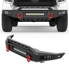 New For 2014-2021 Toyota Tundra Front Bumper W/ Sensor Holes & LED Lights picture