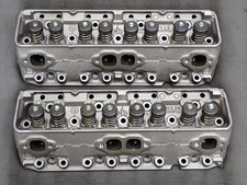 REBUILT 2.02 # 461 SBC # 3782461 DOUBLE HUMP DATE MATCHED CYLINDER HEADS CHEVY picture