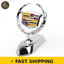 Mioteila 3D Fit Cadillac Emblem Hood Ornament for Cadillac Models picture