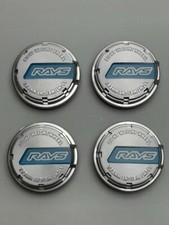 Rays Gram Lights Silver Snap In Wheel Center Cap 4 Pack QC910-1 picture