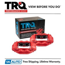 TRQ Performance Front Brake Caliper Set Fits 16-2019 Toyota Sequoia 16-18 Tundra picture