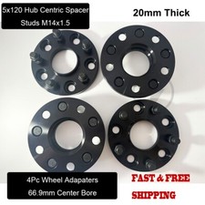4Pc 5x120 Hub Centric Wheel Spacers 20mm For 2020 & Newer Chevrolet Corvette C8 picture