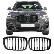 Fit 18-21 BMW X3 G01 2019-21 X4 G02 Front Bumper Grill Performance Black Grille picture