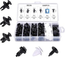 100PCS Car Bumper Retainer Clips (100PCS) | Automotive Body Trim Fixed Clip picture