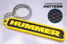 Car & Truck Enthusiast Keychain – 3D Honeycomb – Compatible With Hummer picture