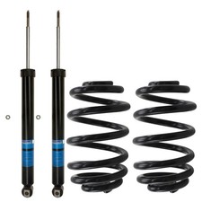 Sachs Rear Shock Absorbers & Lesjofors Coil Springs Kit for BMW E83 X3 AWD 06-10 picture