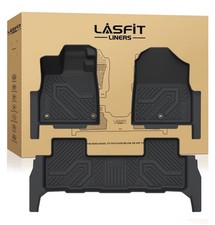 LASFIT Floor Mats for Honda passport 2026 Front & Rear Row Black TPE Floor Liner picture