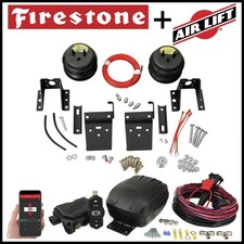 Firestone Front Air Springs Bags / Air Lift Compressor Kit 1984-04 F250 F350 4WD picture