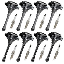 8X OEM Ignition Coil & 8X Iridium Spark Plugs For 2017-2020 Nissan Titan 5.6L V8 picture