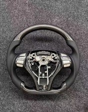 PUREYEMAN Carbon Fiber Steering Wheel For Nissan Altima 2013-2018 OLD TO NEW picture