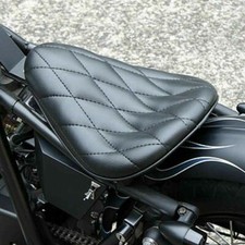 Motorcycle 3'' Spring Solo Seat Saddle With Base Plate For Harley Bobber Chopper picture