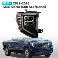 For 2022-2026 GMC Sierra 1500 SLT Denali Full LED Headlight Right Passenger Side picture