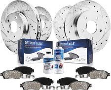 5-Lug Front & Rear Brake Pads Rotors for 2007-2016 Mitsubishi Lancer picture