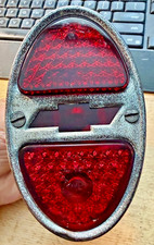 1930S CHEVROLET TAILLIGHT ASSY GUIDE CHEVLITE OEM VINTAGE STOP CHEVY BOWTIE LENS picture