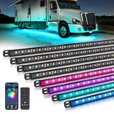 MICTUNING N8 RGBW Led Underglow Light Bar, Underbody Neon LED Light Strip For RV picture