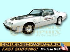 1980 Trans Am Turbo Indy 500 Pace Car Firebird Decals Stripes Kit COMPLETE picture