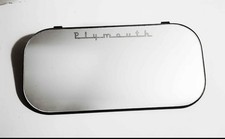 PLYMOUTH VANITY MIRROR FOR VISOR MOPAR Vintage 8x4” picture