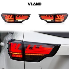 VLAND Smoked LED Tail Lights For 2014-2019 Toyota Highlander Rear Lamp Assembly picture