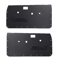 1989-1995 Toyota Truck & 4-Runner Door Panels Black ABS Plastic -  picture