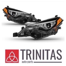 NEW SET 17 18 19 Corolla CE L LE LE-ECO Headlights Headlamps 2017 2018 2019 picture
