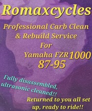 87-95 Yamaha FZR1000 Professional Carb Clean & Rebuild Service 1000 FZR picture