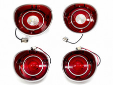New 1971 Chevy Chevelle LED Tail Light Back up light with Trim 4PCS LH RH picture