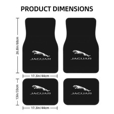 For JAGUAR 4PCS Universal Car Floor Mats Auto Carpets Interior Trim Accessories picture