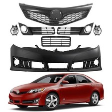 For 2012-2014 Toyota Camry SE/SE Sport Front Bumper Cover W/ Grille & Fog light picture