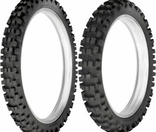 New Dunlop 80/100-21 & 100/90-19 D952 Tire Set For CRF250R, KX250F, YZ250F, ETC picture