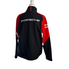 EUC PORSCHE Experience Motorsport Soft Shell Wind Water Breaker Jacket Men’s L picture