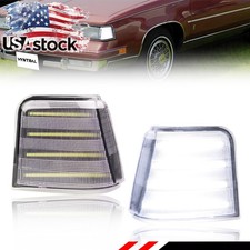 Clear White LED Corner Side Marker Lights For 87-88 Oldsmobile Cutlass Supreme picture