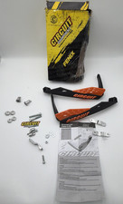 Circuit Equipment Fenix Motorcycle Handguards Carbon Look Orange Black *READ* picture