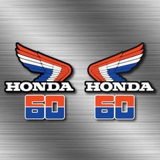 1985 85' CR60 CR tank autocollant adhesivi 2pc Decal Sticker MX graphic dirtbike picture