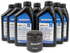 ACDelco DexosD 0W-20 Kit Duramax 3.0L PF66A for Silverado/Sierra/Tahoe/Escalade picture