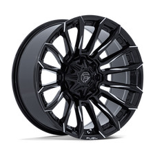 22x9 Fuel Off-Road FC889 Blade Gloss Black Milled Wheel 8x180 (1mm) picture