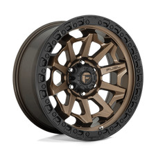 17x9 Fuel Wheels D696 Covert Matte Bronze Black Bead Ring Rims 6x139.7 (1pc) picture