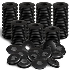 100pcs Glad Hand Seals Black Truck Rubber 1 inch picture