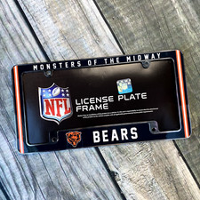 New Chicago Bears License Plate Frame Car Football Rico Monsters of the Midway picture
