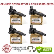 GENUINE DENSO Ignition Coils For 2000-2008 Toyota Pontiac Chevrolet, 90919-02239 picture