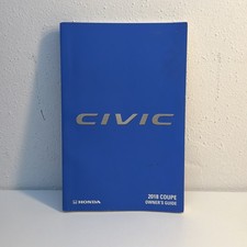 2018 Honda Civic COUPE OWNERS MANUAL OEM (FREE SHIPPING) picture